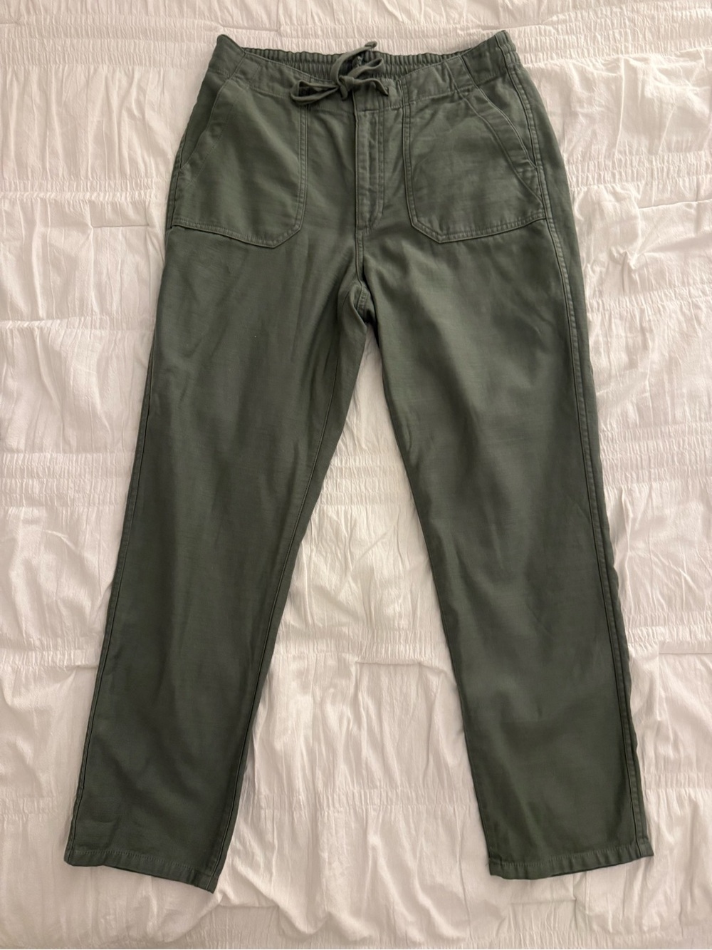 J. Crew Women’s  Olive Drawstring Cargo Pants Size Small